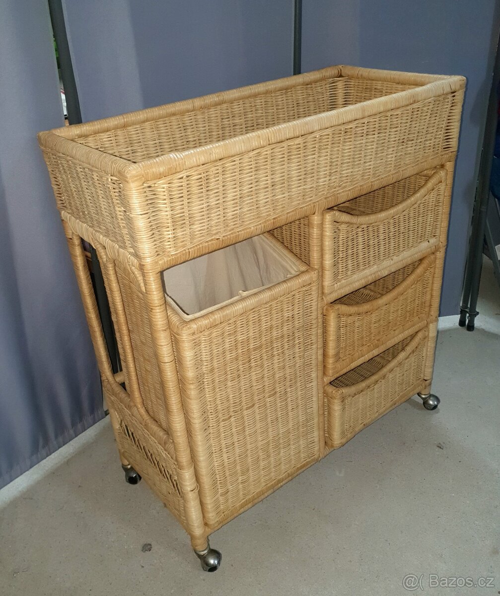 Ratanová komoda/prádelník - 3