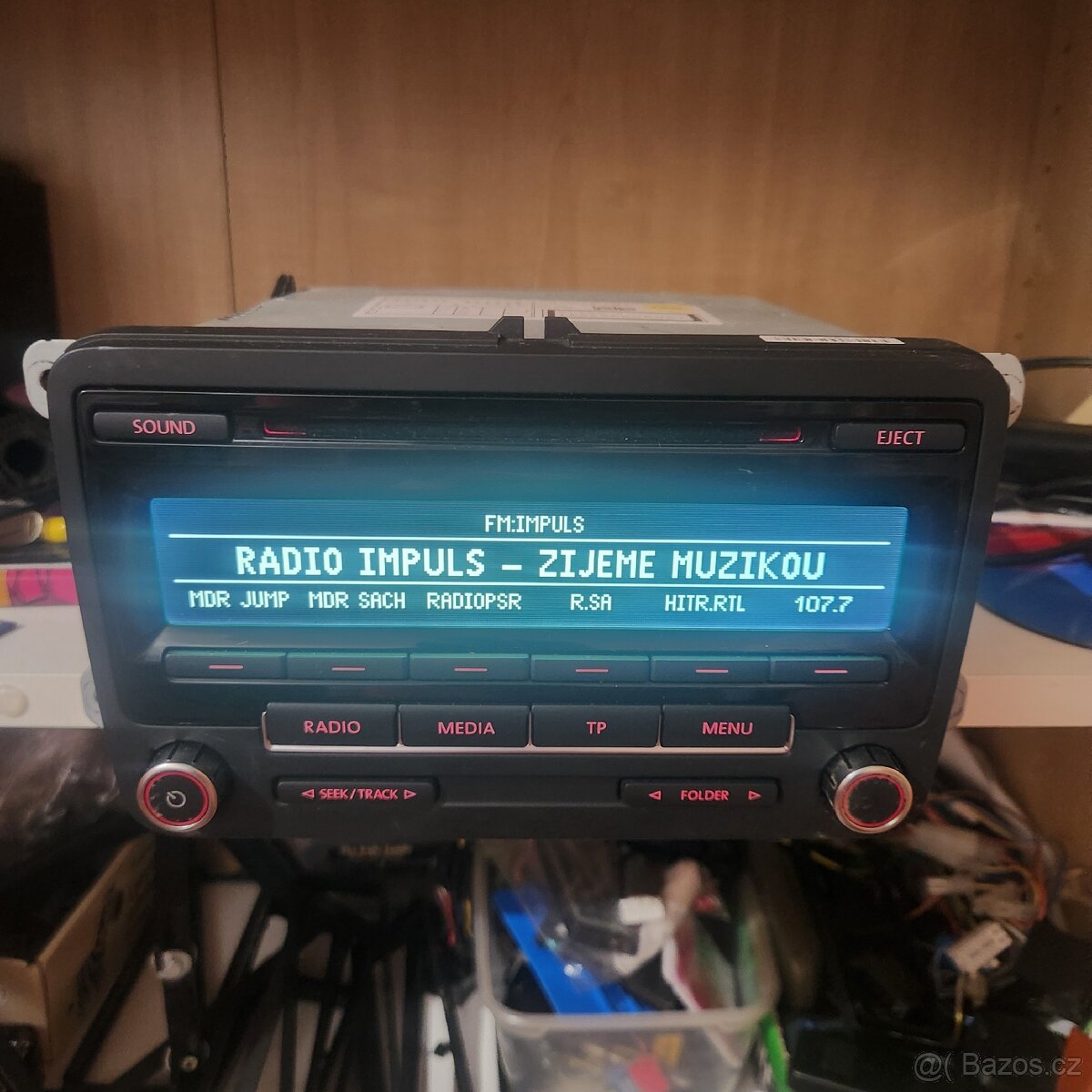 VW RCD-300 CD MP3 PASSAT GOLF TRANSPORTER - 3