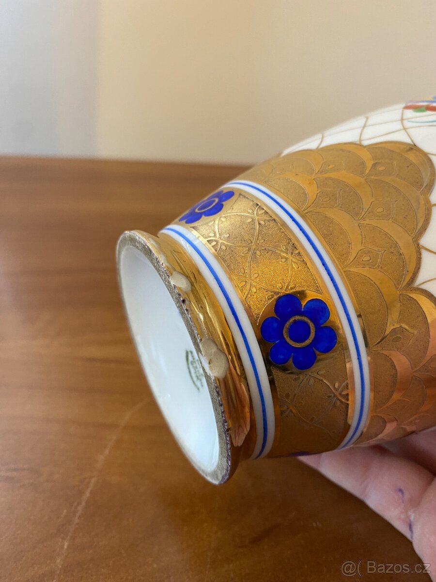 Starožitná váza - malírna Telč - 3