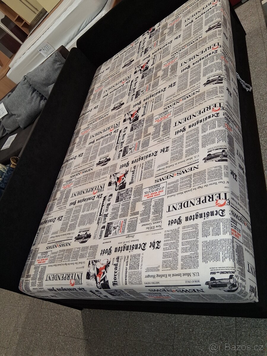 Postel šíře 120 cm s úložným prostorem - 3