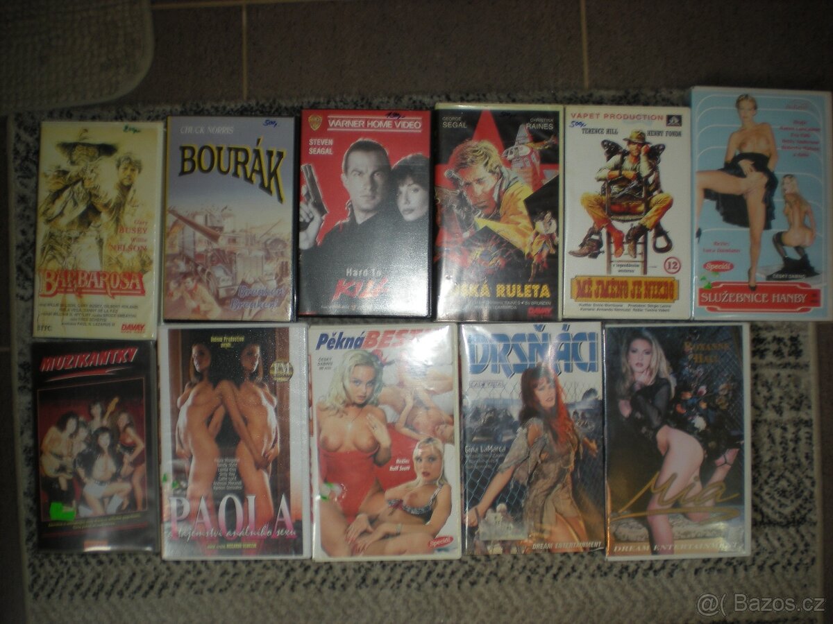 VHS kazety + VHS video - 3