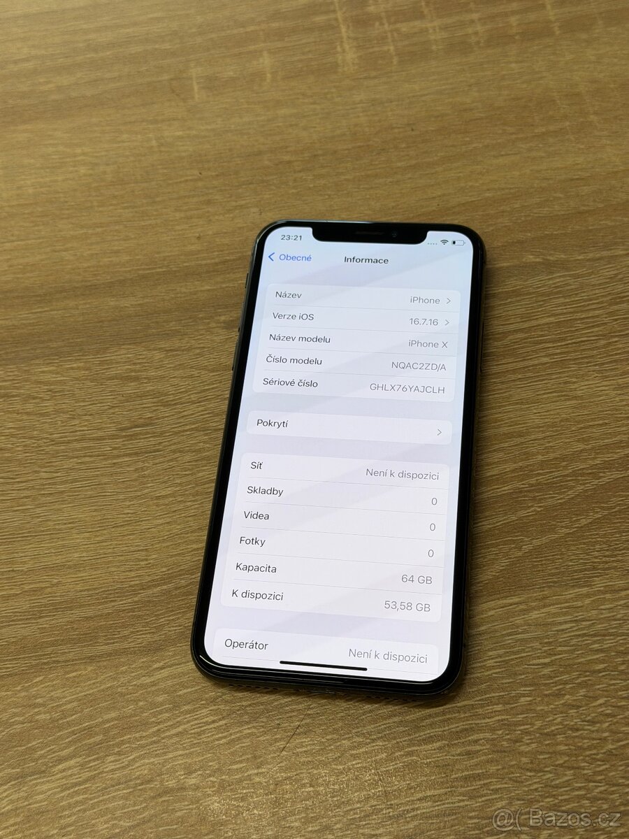 iPhone X 64GB (baterie 100%) - 3