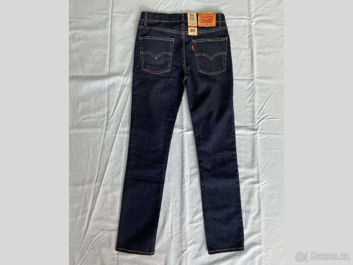 Pánské / chlapecké Levi´s® jeans 510 skiny, NOVÉ, W28/L30. - 3