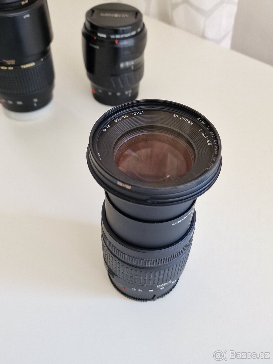 sony alpha 200, objektiv sony, minolta, tamron, sigma - 3