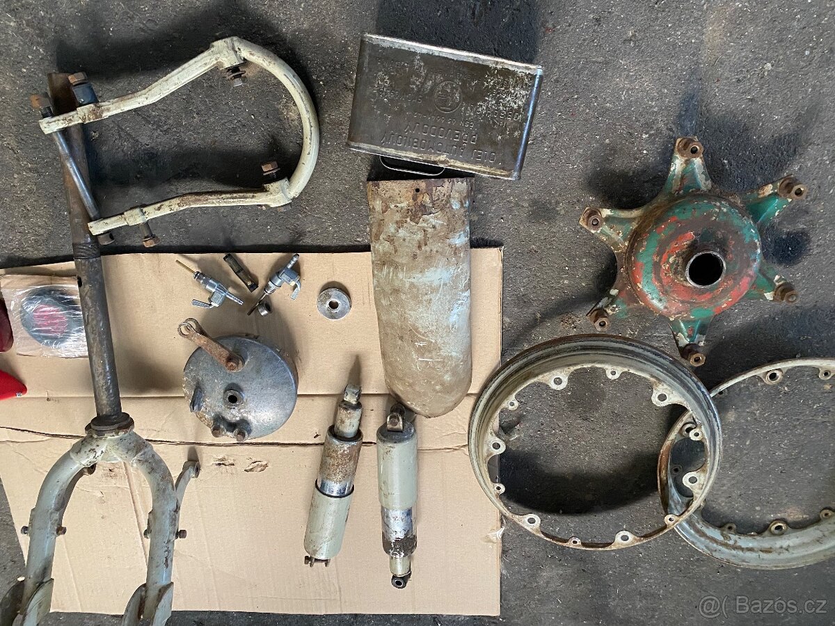 Cz 175 Rikša prodej +díly přední náprava - 3