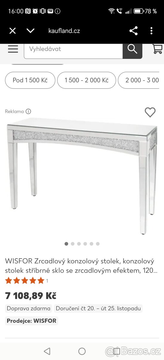 Zrcadlový toaletní stolek - 3