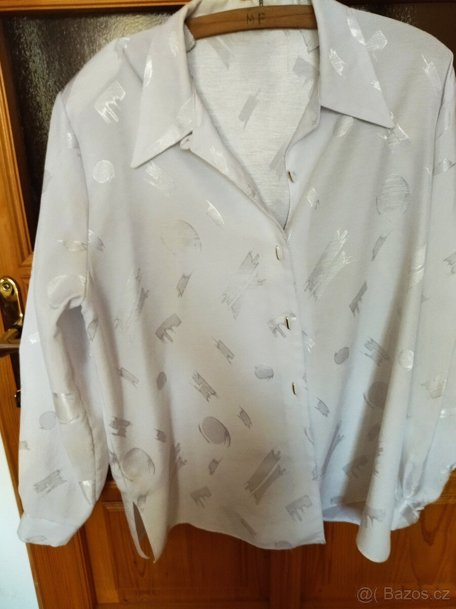 retro košilové halenky, saka, tuniky - 3