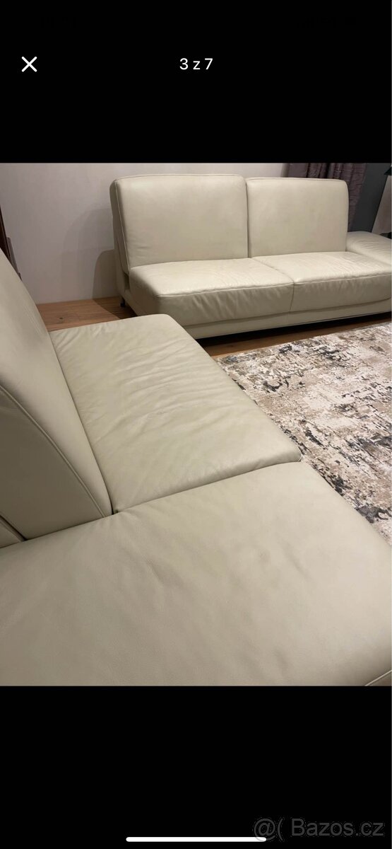 Kožená sedací souprava Koinor - 3