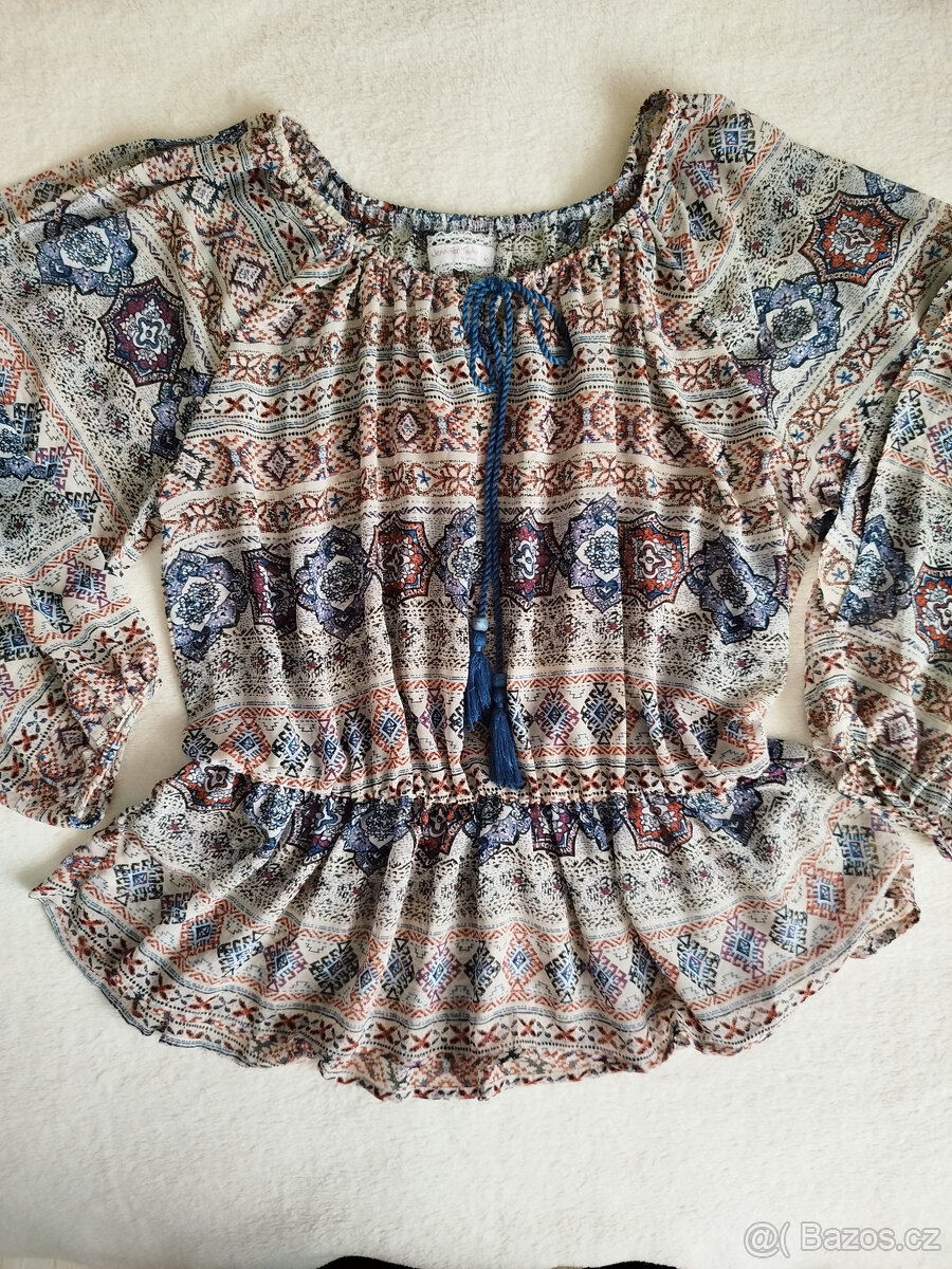 barevná, vzorovaná halenka, zn.Jenifer Taylor - 3