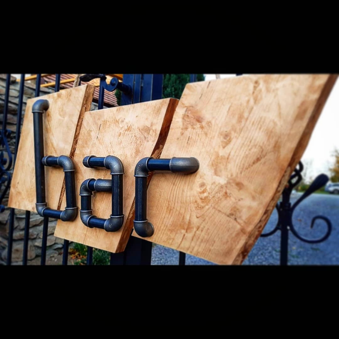 Industriální cedule "bar" - 3