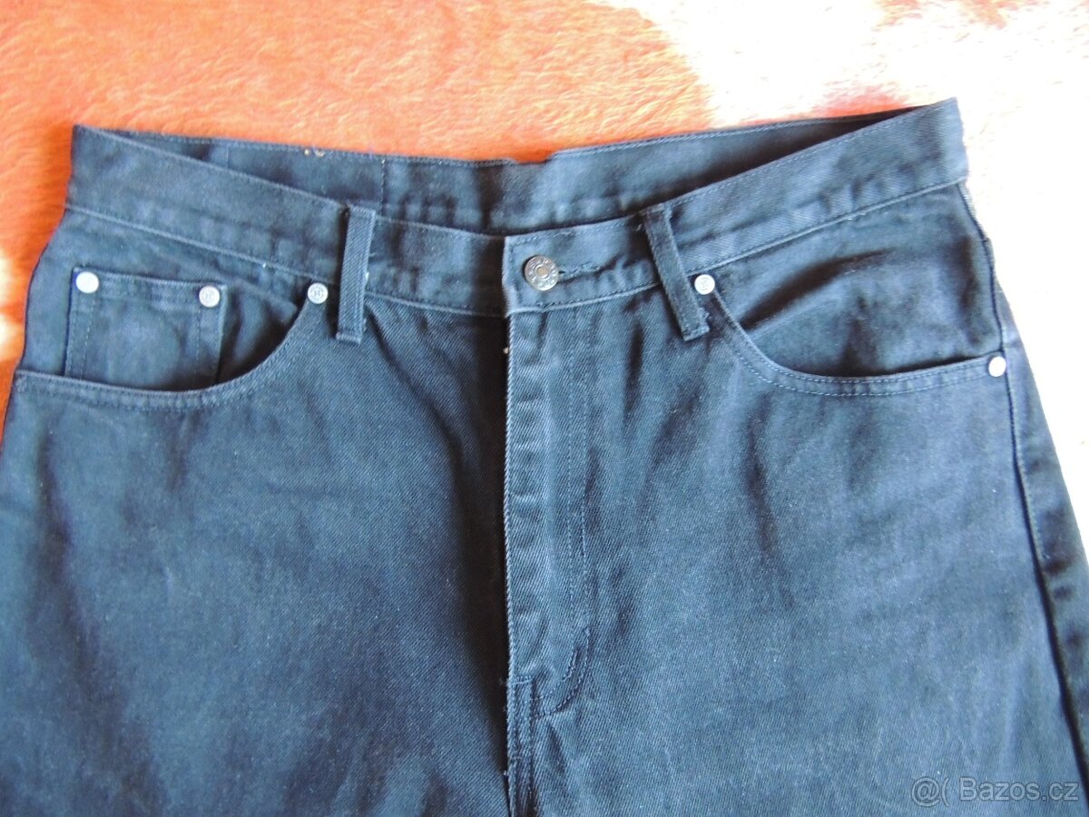 Jeans pánské černé, vel. W36/ L33 - 3