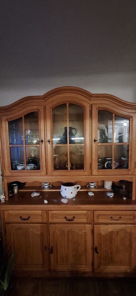 rustikální masivní příborník - 3