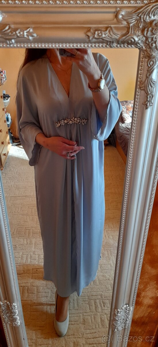 Shein společenské dlouhé šaty Abaya - 3