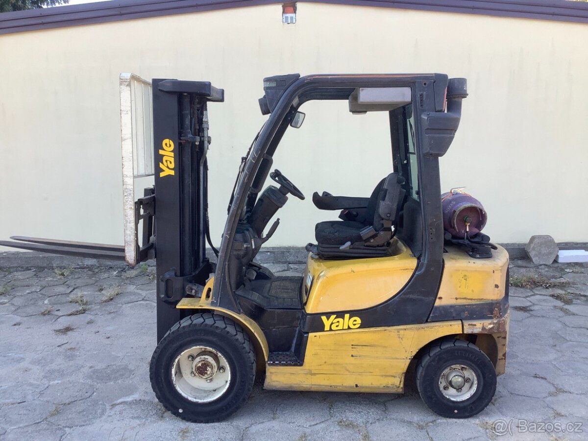 Yale GLP25VX LPG, triplex 4,95 m - 3