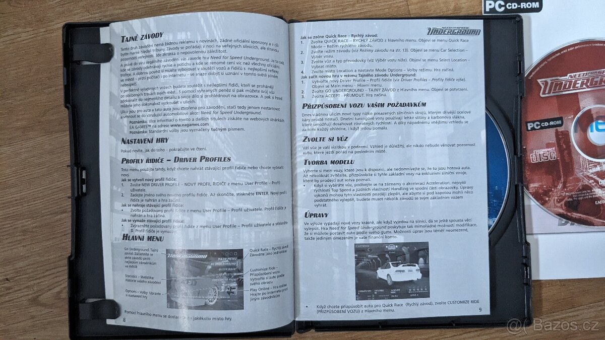 NFS Underground CZ distribuce - 3