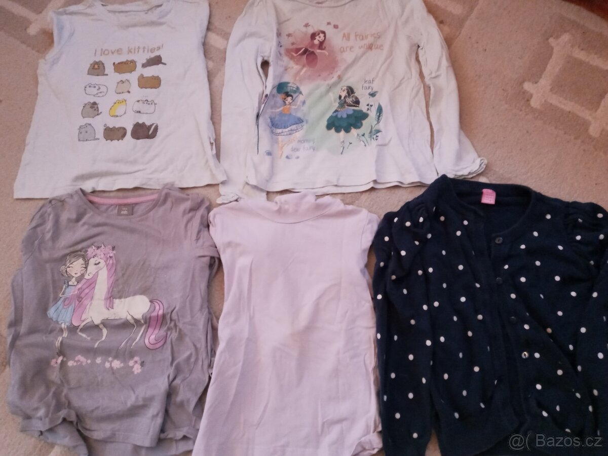 Dětské dívčí oblečení 5-7 let (celkem 28 kusů) - 3