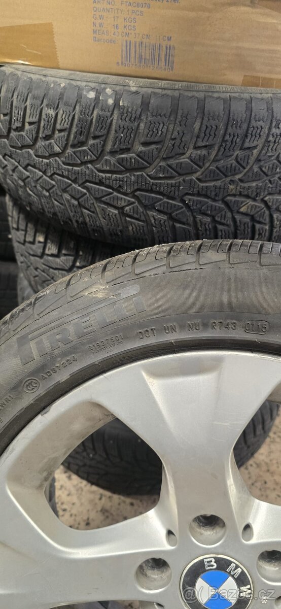 Prodám 4x disk BMW X1 E84 17" + pneu - 3