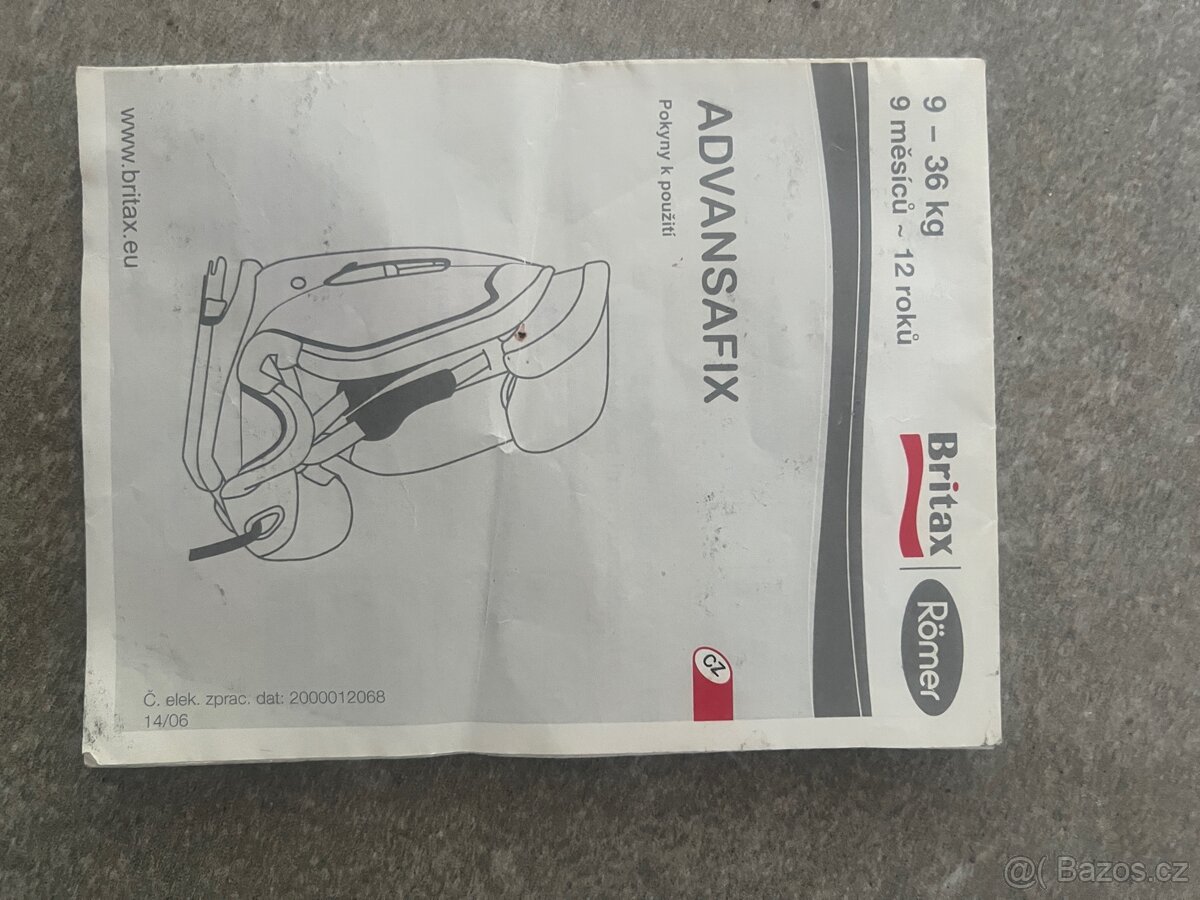 Sedačka Britax Romer Advansafix - 3