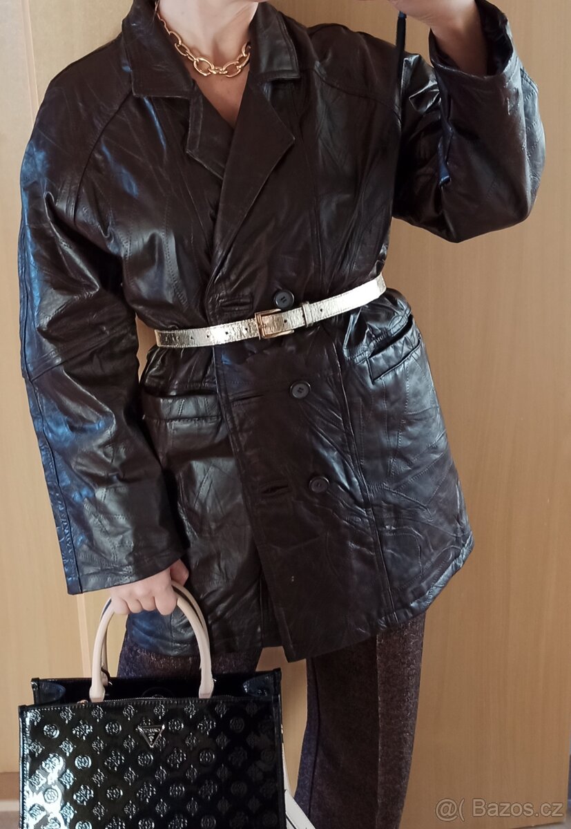 Nový kožený kabát XXL - 3