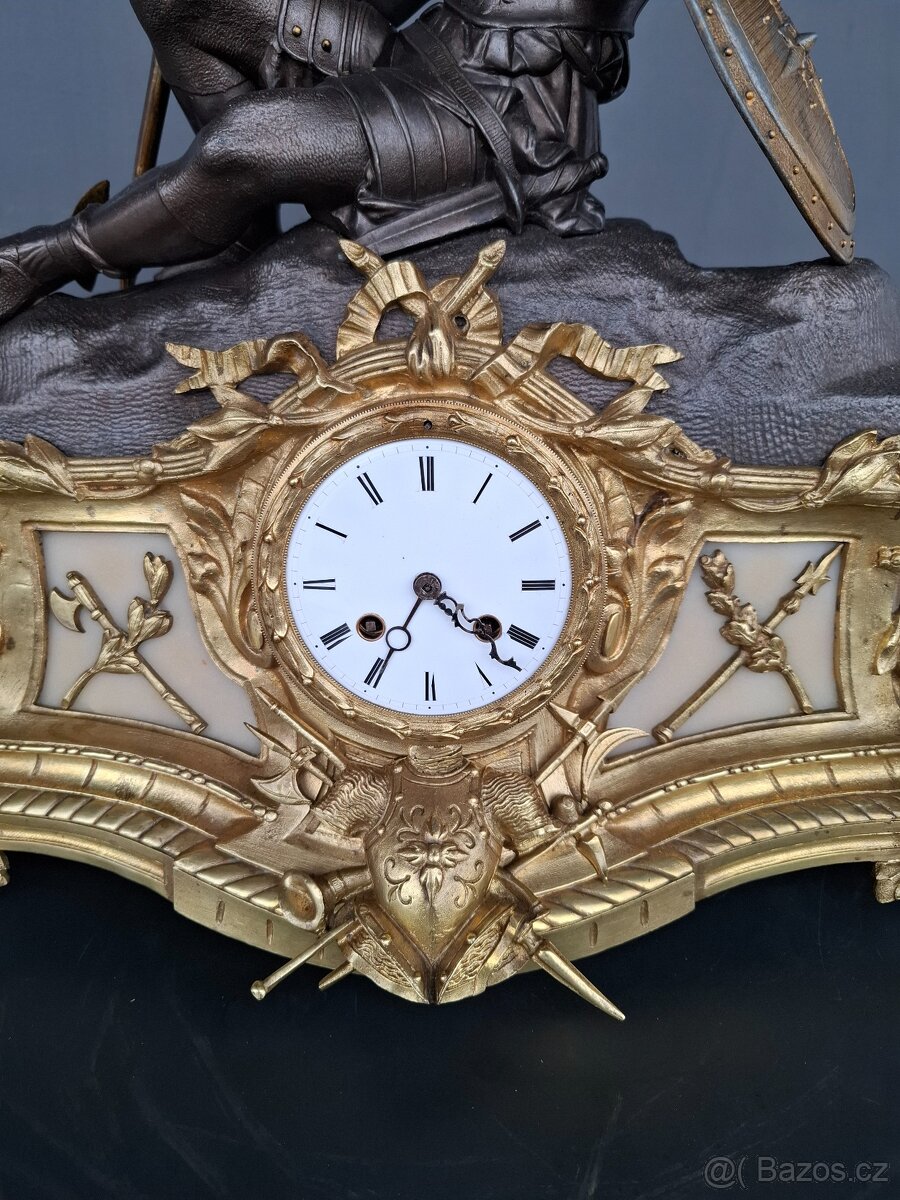 Starožitná francouzské figurální hodiny - 3