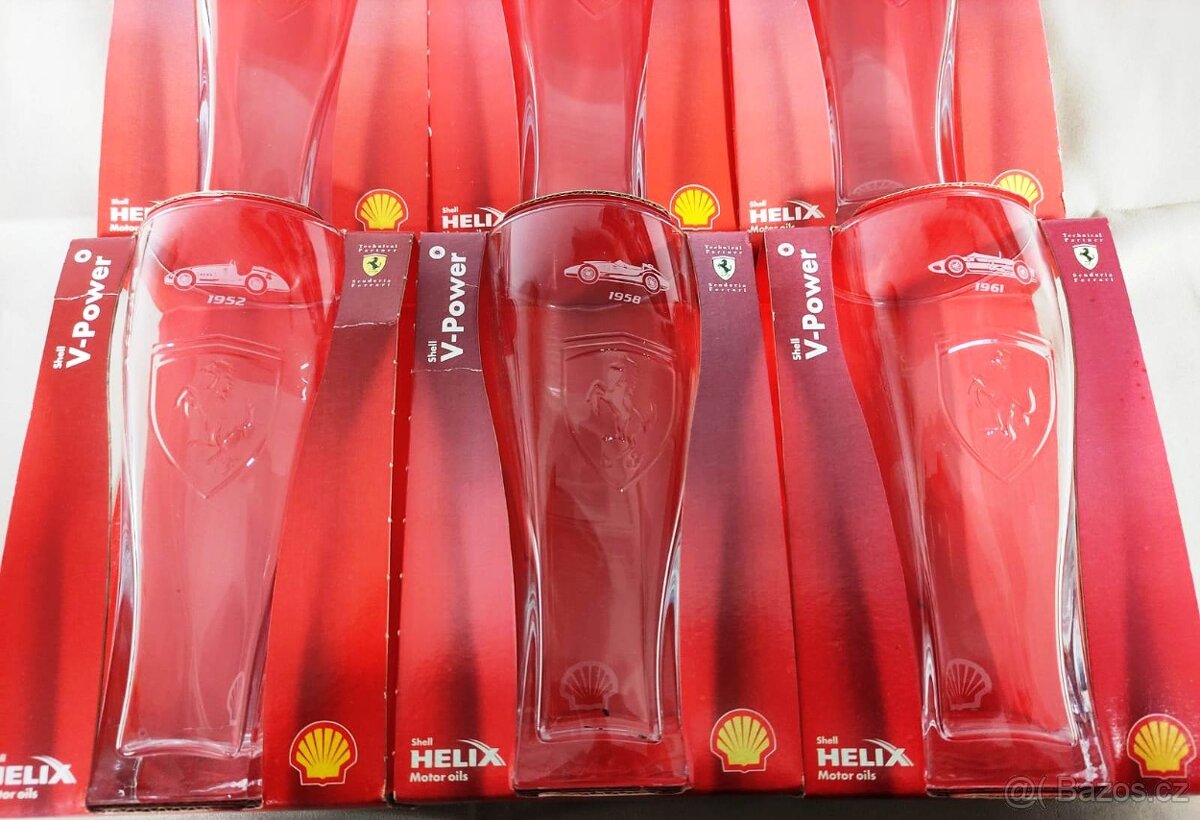 Sklenice Ferrari, limitovaná edice 6 ks - 3