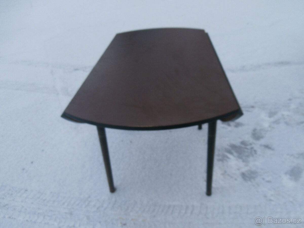 Stůl kulatý RETRO skládací za 500 kč - 3