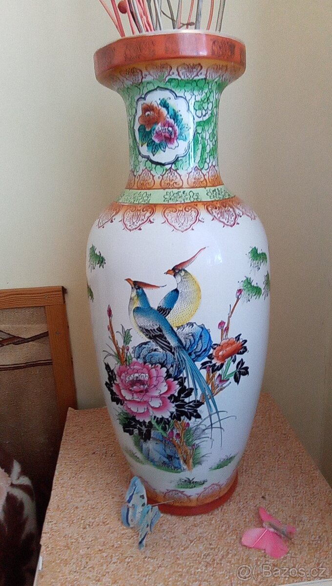 Dvě čínské vázy 60cm - 3