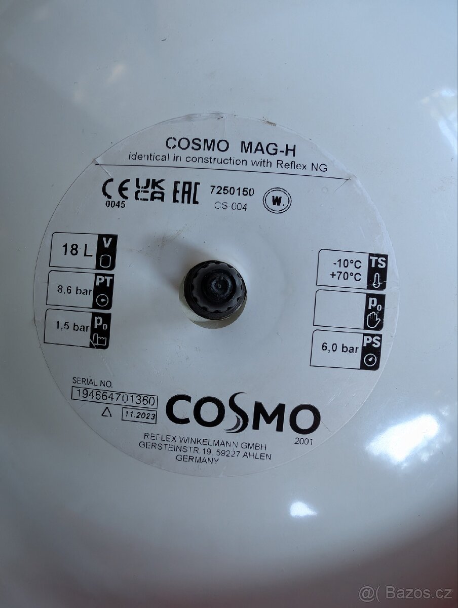 Expanzní nádoba Cosmo MAG-H 18 litrů - 3