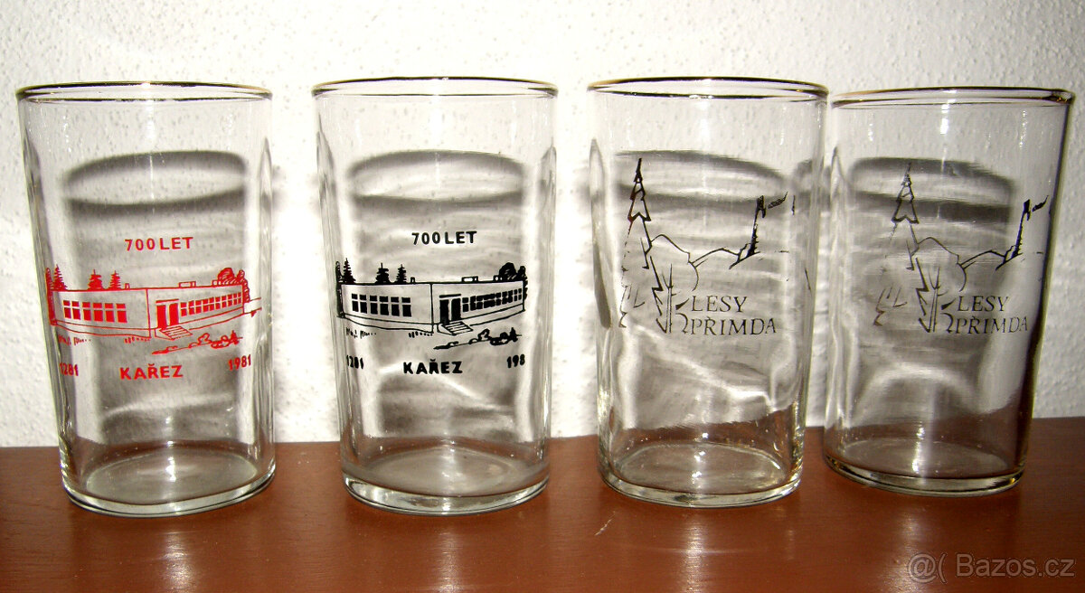 Sklenice, skleničky 0,1 l - sada 7 ks - 3