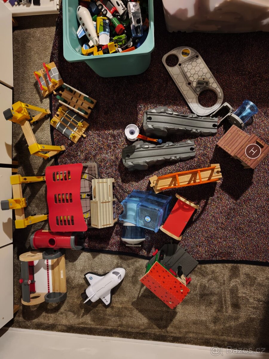 Dřevěné koleje s příslušenstvím - 3