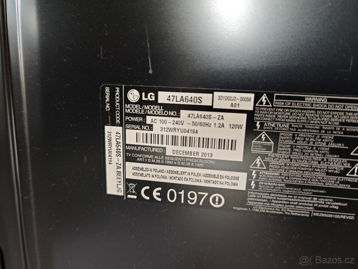 47" LG 47LA640S - 3