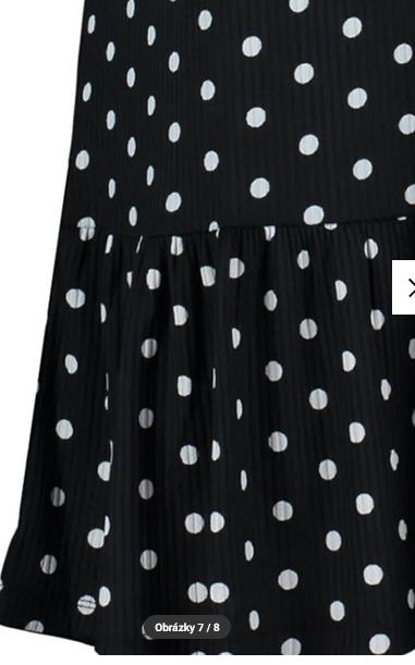 Puntíkované šaty, vel. L - 3