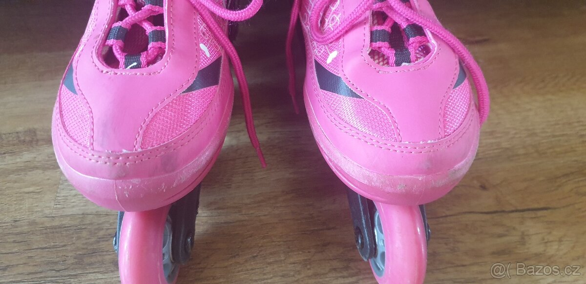 Dětské inline kolečkové brusle rostoucí, vel. 29-33 - 3