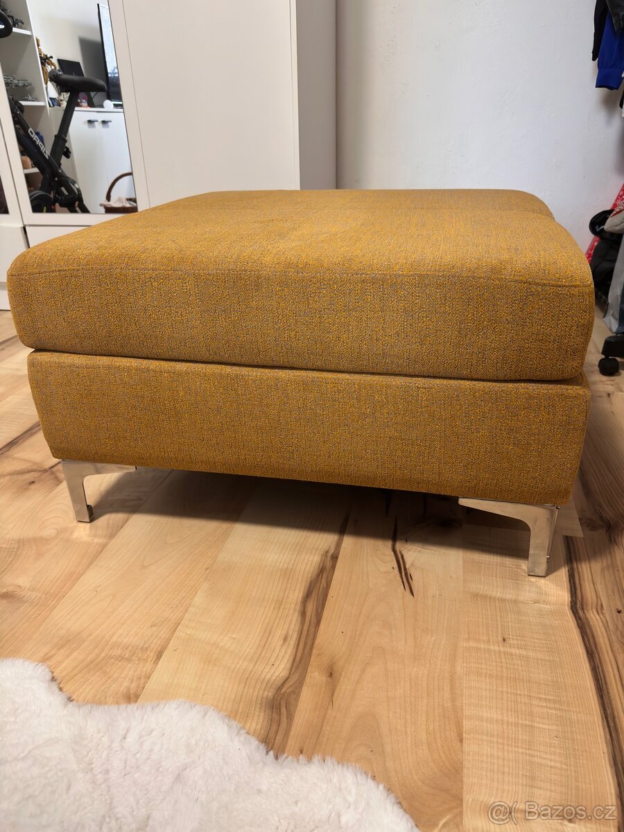 multifunkční taburet/konferenční stolek se sklem Phase - 3