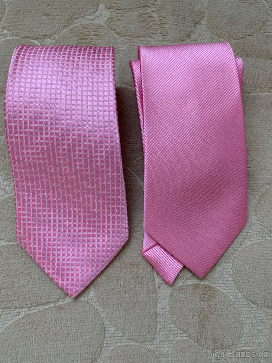 Růžová kravata - 3