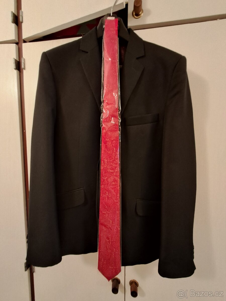Pánský oblek černý - 3