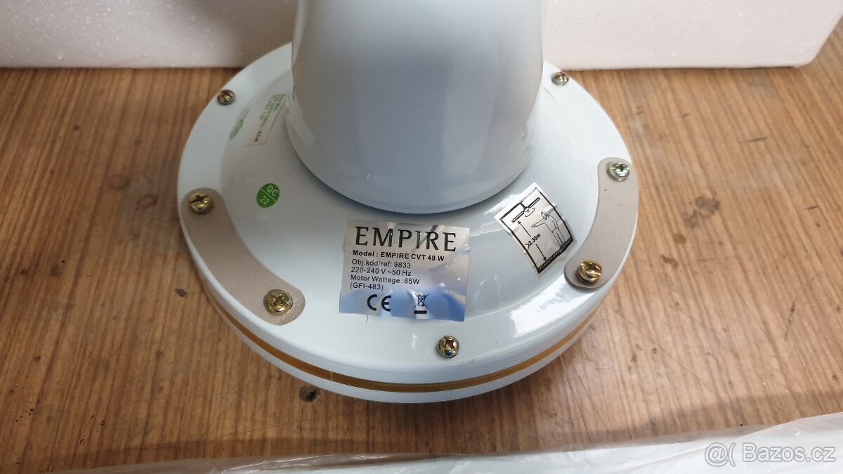 Stropní elektrický ventilátor 220V, nový - 3