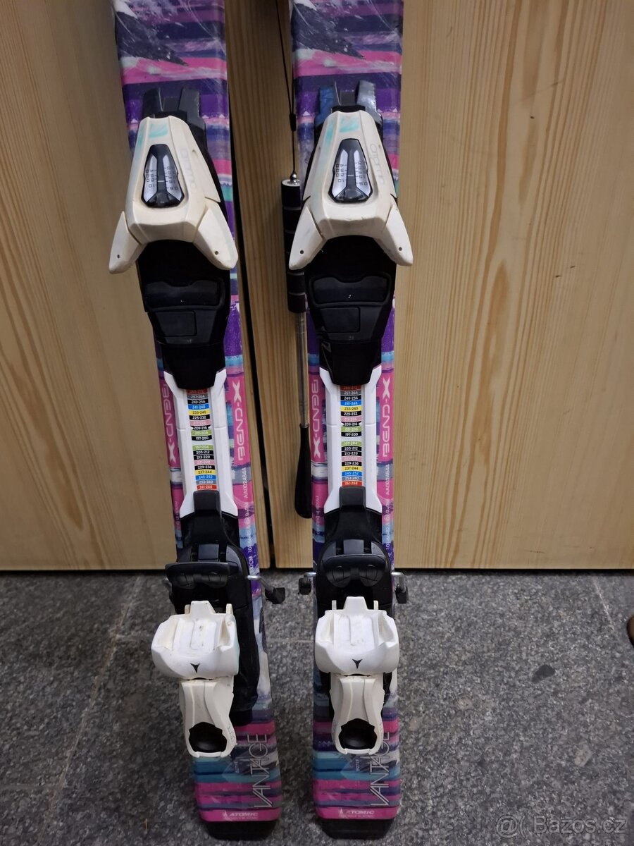 Dětské carvingové lyže Atomic délka 100cm - 3