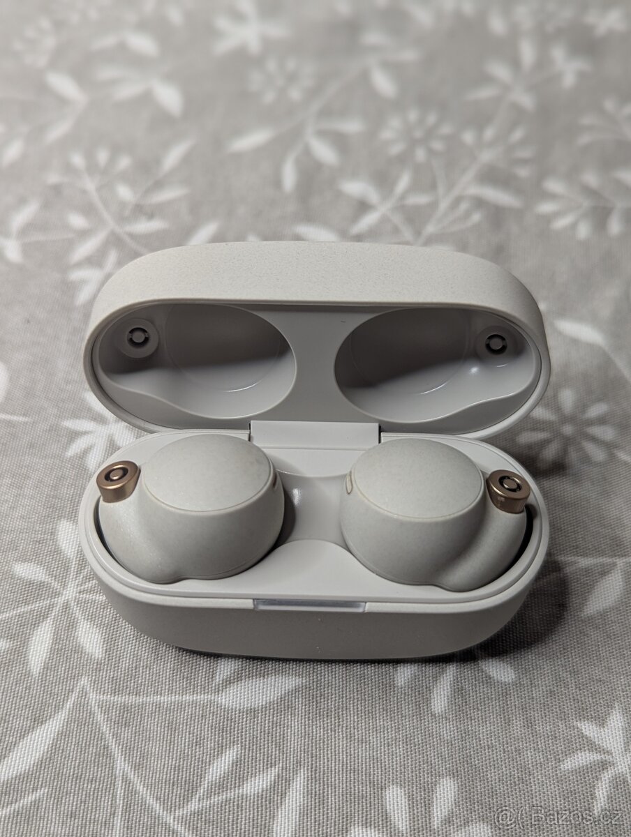 Bezdrátová sluchátka Sony WF-1000XM4 světlé, nové rozbalené - 3