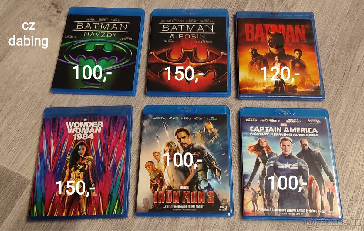 BLU-RAY a DVD filmy různých žánrů - 3