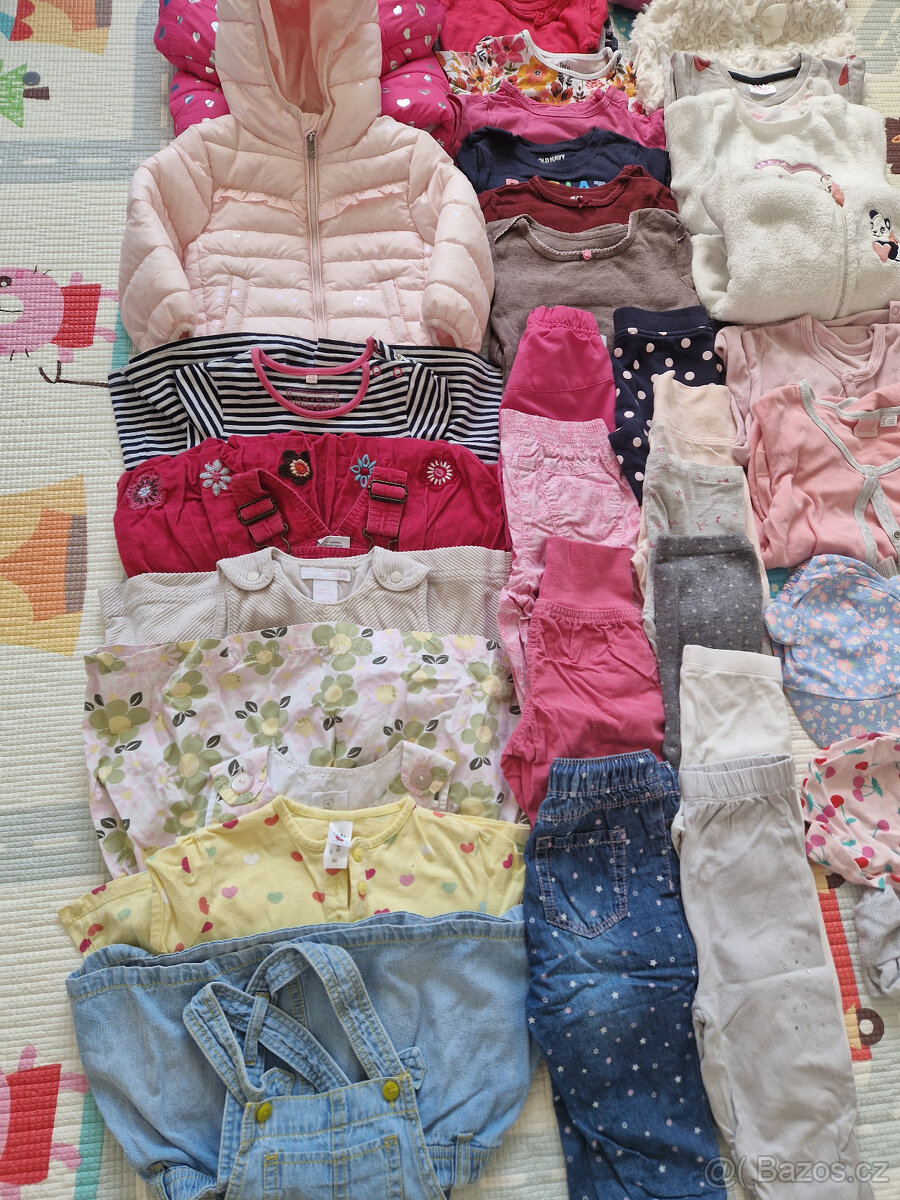 Velká taška oblečení pro holčičku 9-12m - 3