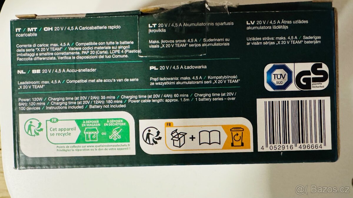 Parkside nabíječka - 3