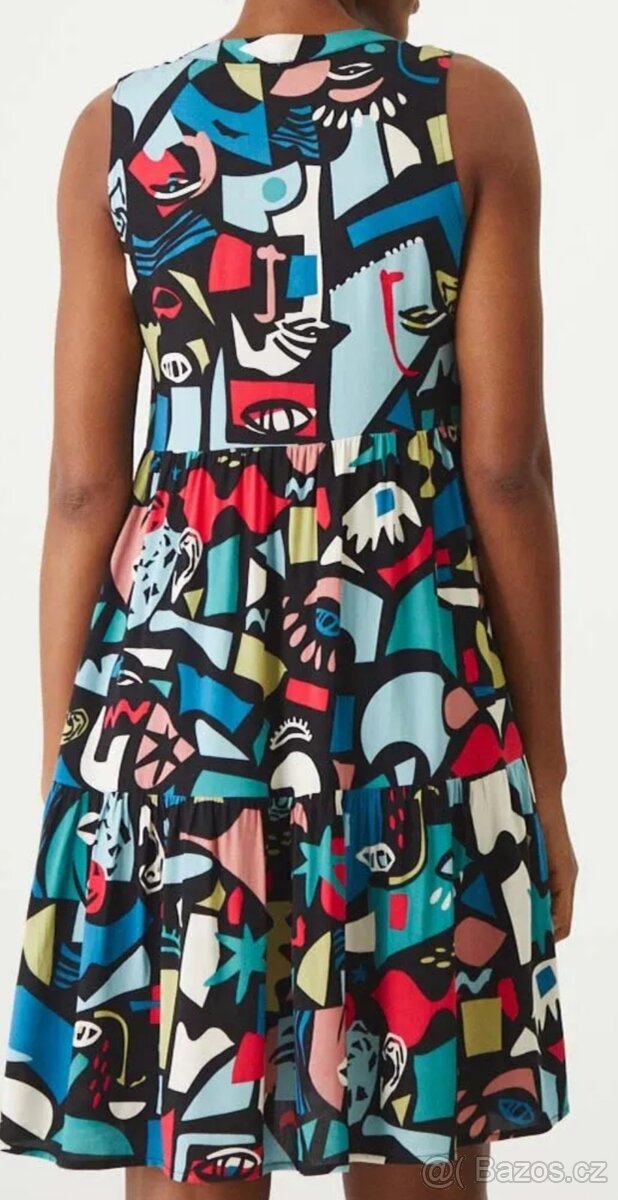 VZOROVANÉ LEHKÉ LETNÍ ŠATY MEDICINE 40/L - 3