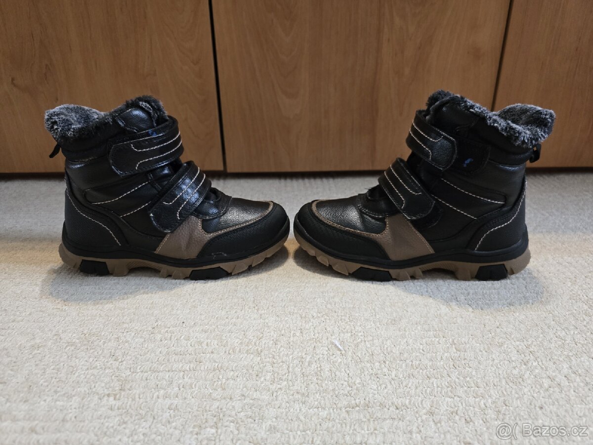 Chlapecké zimní boty s kožíškem - 3