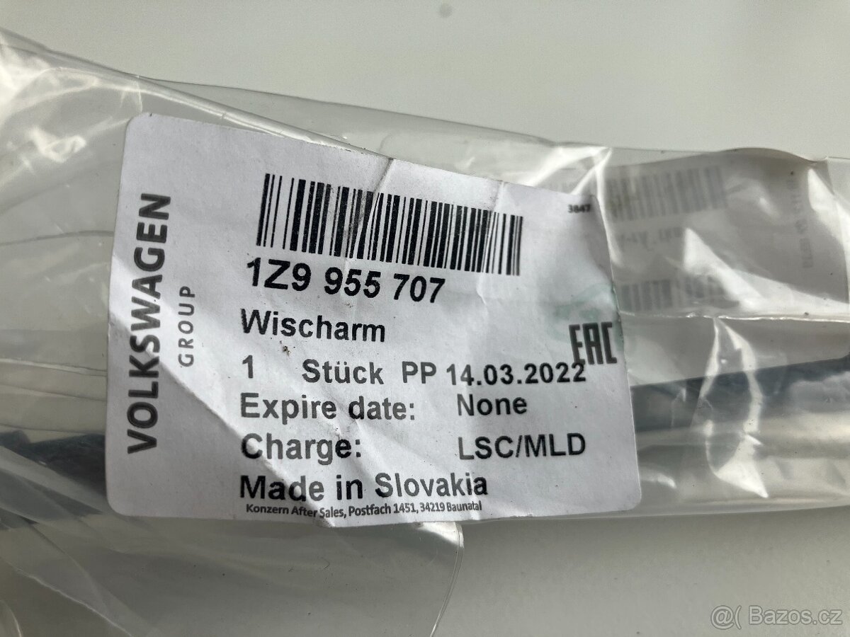 Kompletní zadní stěrač Octavia II combi originál Škoda - 3