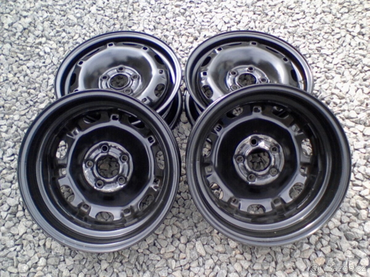 14 plechové disky Škoda Fabia I,II,III,Roomster,VW Polo - 3