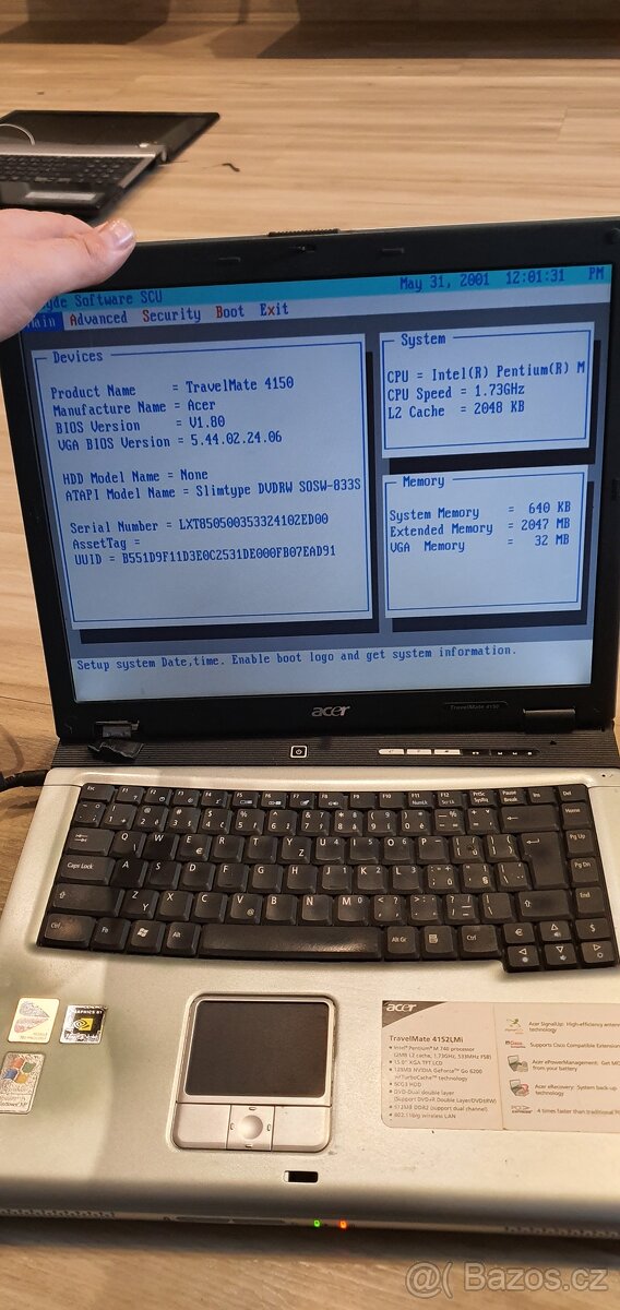 Notebook Acer TravelMate 4150 DL00 (4152Lmi) - 3