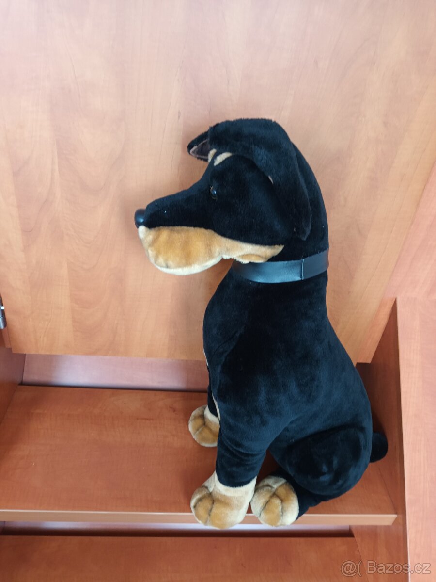 Plyšový pes sedící - 3