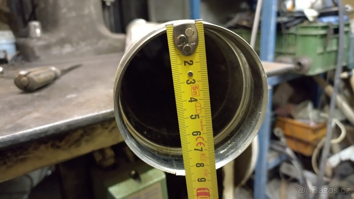 Kouřovod 80mm NEREZ 1m x4ks - 3