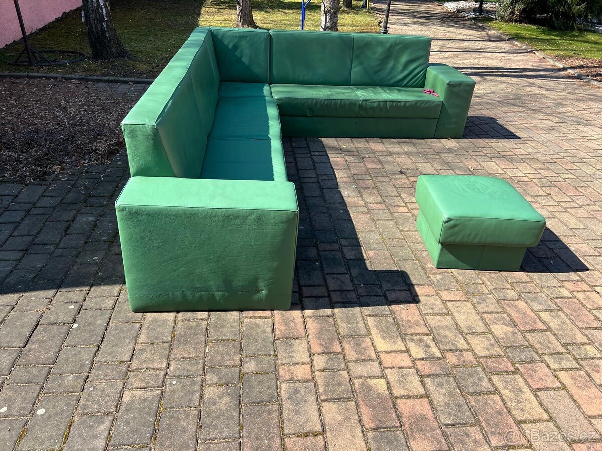 Koženena Sedací souprava - 3